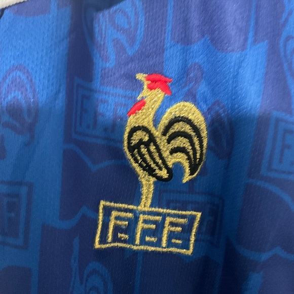 France Zidane Mens 1996 Jersey - Picture 2 of 7